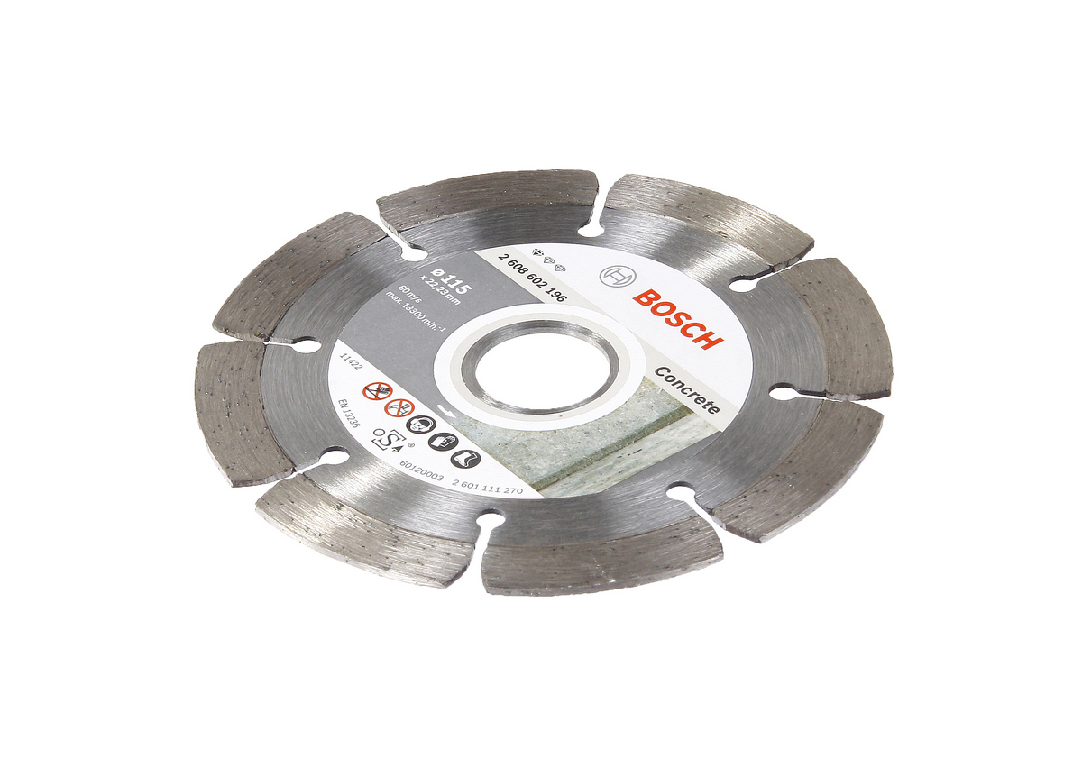 Алмазный диск отрезной сегментный 230х22.2 BOSCH универсальный